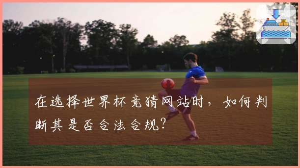 在选择世界杯竞猜网站时，如何判断其是否合法合规？