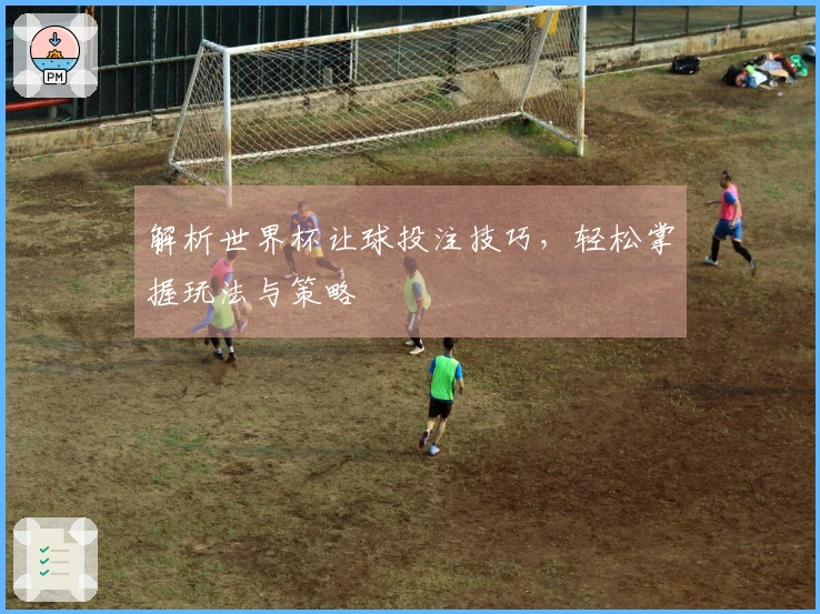 解析世界杯让球投注技巧，轻松掌握玩法与策略