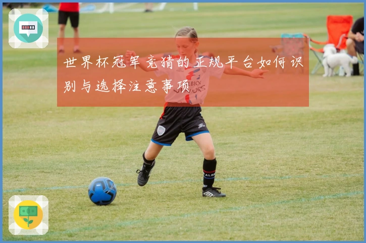 世界杯冠军竞猜的正规平台如何识别与选择注意事项