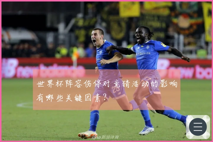 世界杯阵容伤停对竞猜活动的影响有哪些关键因素？