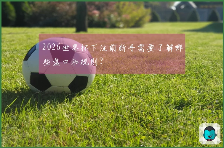 2026世界杯下注前新手需要了解哪些盘口和规则？